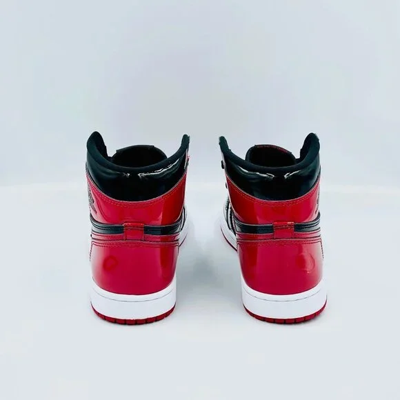 Black & Red High Top Streetwear Sneakers – Stylish Casual Basketball Style Shoes - Picture 7 of 7